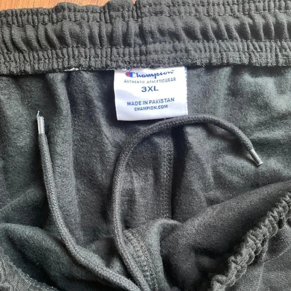 Champion Fleece SweatPants Black Men’s 3XL Big & Tall NWT - Picture 4 of 7
